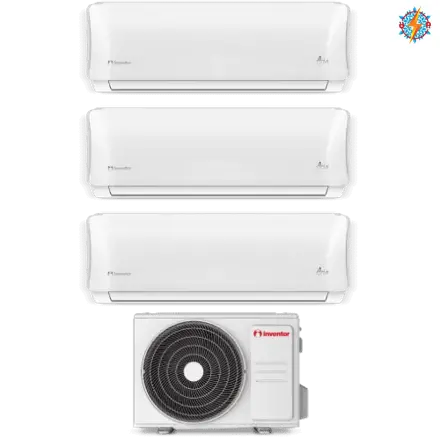 Inventor Multisplit Trio vonkajšia 7,91 kW + 3x vnútorná 2,7 kW 