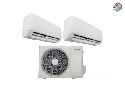 Naitec New AI Technology Multisplit 5kW + 2x Naitec New Smart 3,5 kW